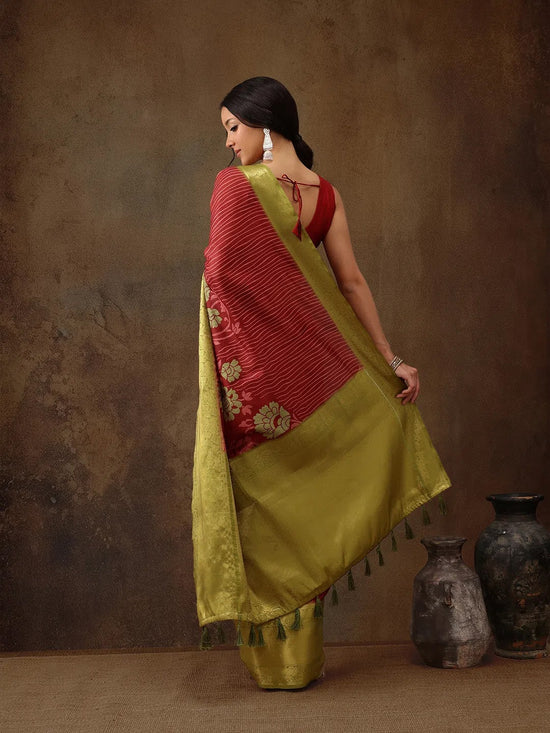 Luxurious Glamour Glow Saree-SZ-DGRUHI-RD-2163