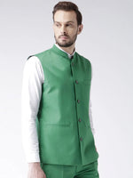 Hangup Men Standard Solid Men's Indian Wear-GreenBasket