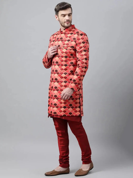 Hangup Men Standard Printed Men's Indian Wear-S85_Indo