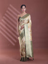 Yellow Floral Print Silk Soft Saree With Zari Border-MA60BSL011265020