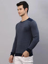 Rigo Contrast Back Yoke With Logo Print Full Sleeve T-Shirt For Men