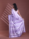 Violet Silk Soft Saree With Texture Print-MA60BSL01400064