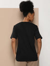 Difference of Opinion Black Graphic Oversized T-Shirt-DOWMN319BLK-XS