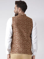 Hangup Men Standard Solid Men's Indian Wear-82AJacquardNehru