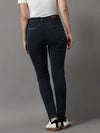 Women's Grey Solid Slim Fit Denim Jeans-GZ-5162-Grey