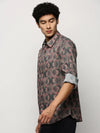 Men Multi Geometrical Shirt-PRISM-M204-1609-Multi