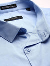 Men Blue Solid Shirt-LANCEPLAIN-219-Blue