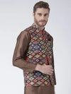 Hangup Men Standard Printed Men's Indian Wear-59APrintedNehru