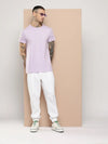 Difference Of Opinion Men's Purple Plain T-Shirt