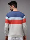 Men White Colourblock Sweatshirt-OTRS-8-Offwhite