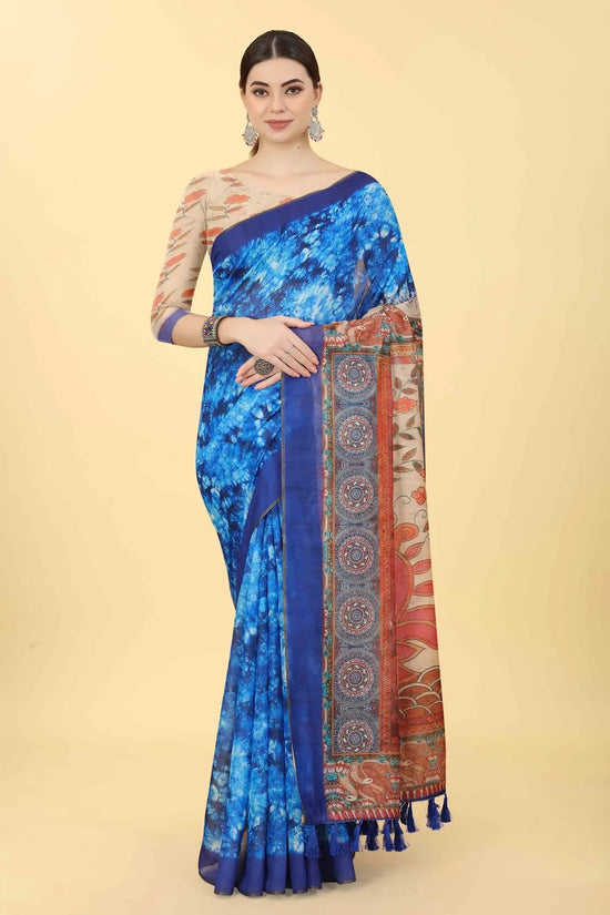 Petal Touch Elegance Saree-SZ-INDIGO-1419