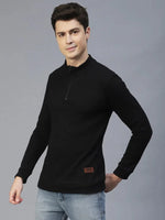 Rigo Comfy Henley Knit T-Shirt-HT09221146-L