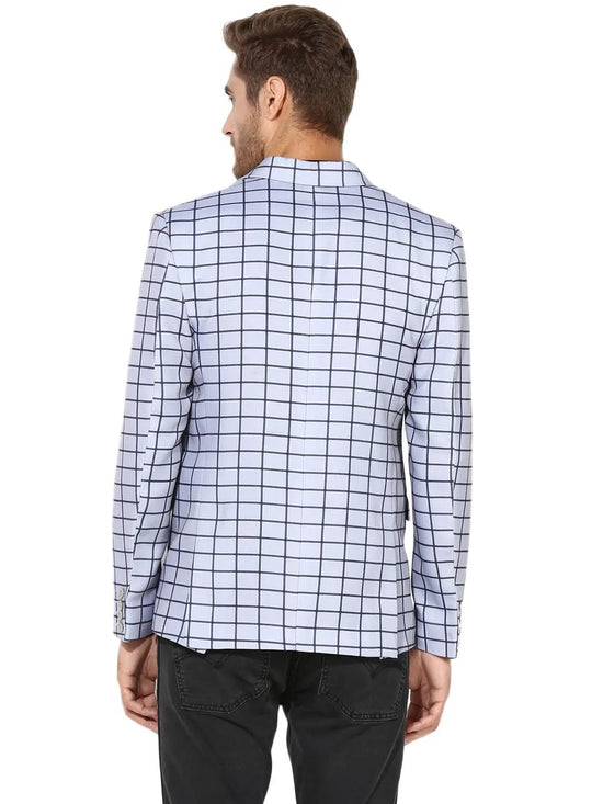 Hangup Men Standard Checkered Men Formalwear-D4CheckBlazer