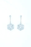 Silver Plated Stone Studded Circluar Earrings-VOJ227