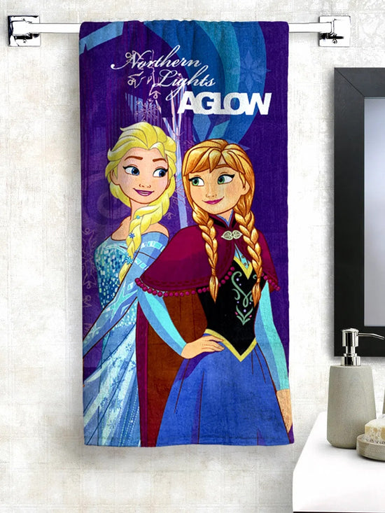 Athom Living Disney Frozen Kids Bath Towel 350 GSM 60x120 cm-FRZ-06-7-837H