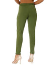 Smarty Pants Women's Cotton Lycra Ankle Length Emerald Green Color Trouser