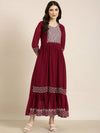 Women Magenta Solid Anarkali Kurta-SKC-3323-Magenta