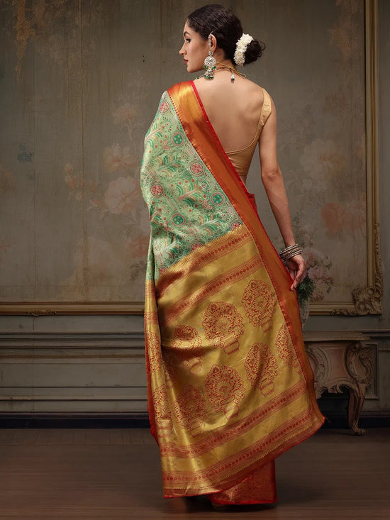 Urban Trendy Drape Saree-SZ-AMBAR-2227