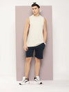 Dillinger Navy Blue Solid shorts