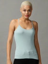 Women's Green Solid Tank Top-AE-10498-Seagreen