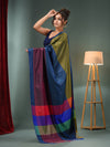 Multicolour Blended Silk Handwoven Soft Saree-MA50BSL01530142