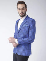 Hangup Men Standard Checkered Men Formalwear-D19CheckBlazer