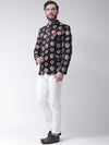 Hangup Men Standard Printed Men Formalwear-D705ButtonBlazer