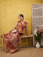 Shimmering Celebration Drape Saree-SZ-DGRITU-2103