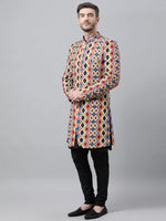 Hangup Men Standard Printed Men's Indian Wear-S75_Indo