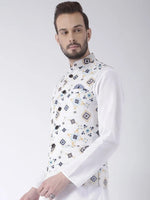 Hangup Men Standard Printed Men's Indian Wear-39APrintedNehru