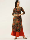 Women's Multicolour Printed Straight Kurtas-GW-2680-Multi