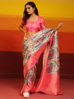 Radiant Regal Bloom Saree-SZ-DGSIRI-1863