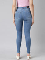 Women Skinny Fit Denim Blue Jean-LT-105535-Blue