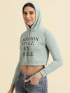 Women's Sea Green Printed Sweatshirt-AE-10641-Seagreen