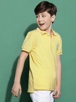 Lil Tomatoes Boys Cotton Polo T-shirt-GBT-S24-1409_LEMON_30