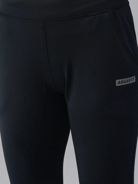 Women's Navy Blue Solid Track Pants-AF-1723-Navyblue