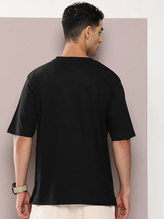 Dillinger Black Graphic Oversized T-shirt-DLMOV276BLK-S