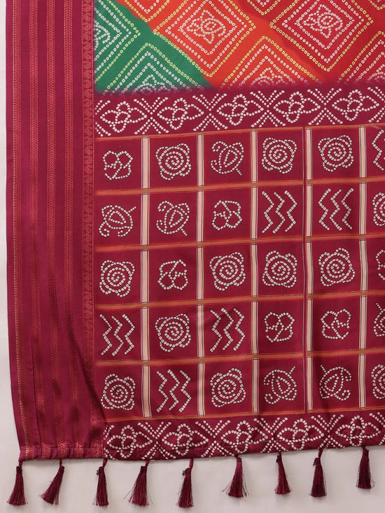 Exquisite Heirloom Touch Saree-SZ-DGBANDNI-MULTI-2242