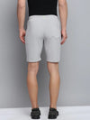 Men Grey Solid Sports Shorts-EX-1061-1-Grey