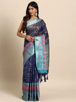 Exquisite Embroidery Glow Saree-SZ-IRA-NB-1577