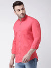 Hangup Men Slim Solid Shirts-BenCherryShirt