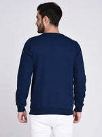 Rigo Blue Fleece Printed Sweatshirt-Full