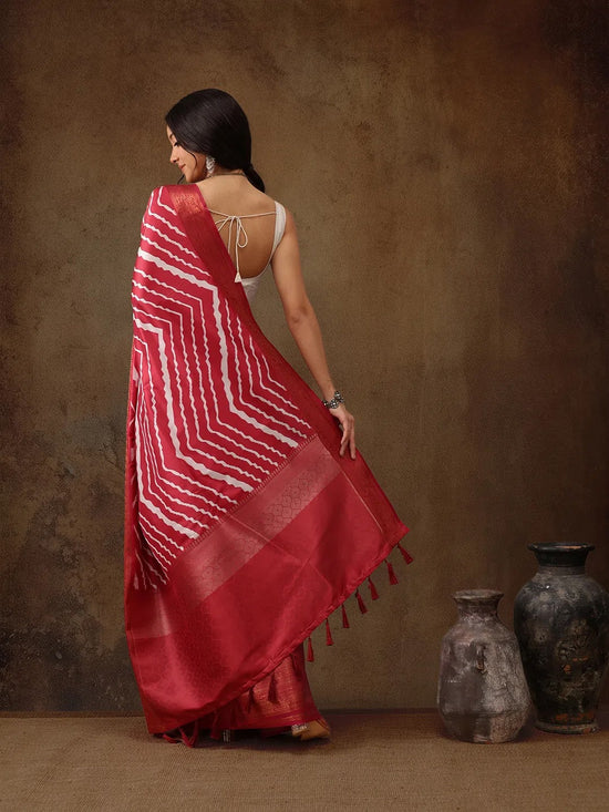 Luxurious Royal Delight Saree-SZ-DGSTRIP-RD-2167