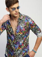 Men Multi Printed Shirt-PRISM-1693-Multi