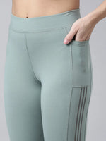 Women Solid Slim Fit Sea Green Track Pant-AF-1894-Seagreen