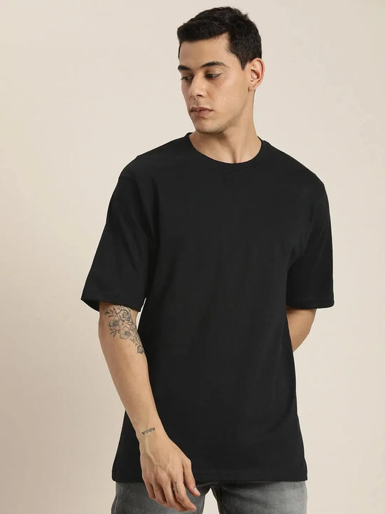 Dillinger Black Graphic Oversized T-Shirt-DLMOV015BLK-S