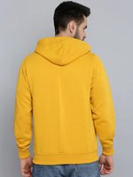 Men Yellow Solid Sweatshirt-S-407-Yellow