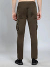 Jogger Cargos with Elastic waist and 6 pockets-Green