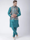 Hangup Men Standard Printed Men's Indian Wear-49APrintedNehru