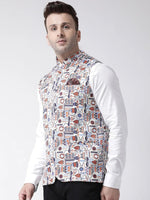 Hangup Men Standard Printed Men's Indian Wear-155A_Printed_Nehru